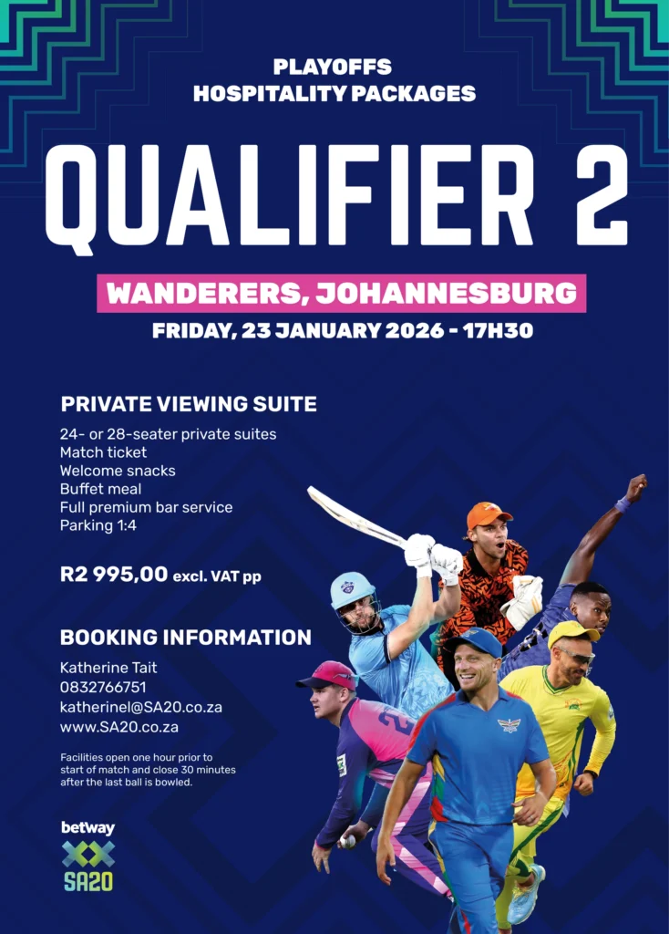 SA20 Qualifier 2 Tickets