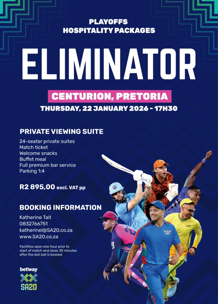 SA20 Eliminator Tickets