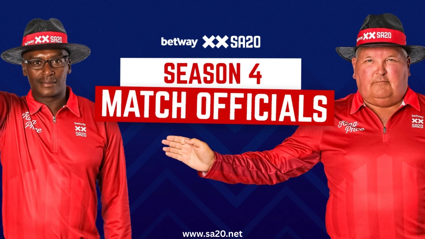 Match Officials SA20 Season 4